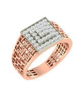 18K Gold & Diamond Ring For Men KRA60200